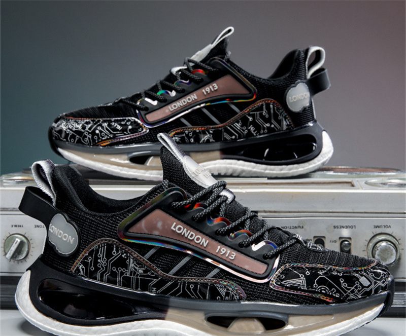 Designer running shoes free shipping 2025 new fashionable sports leisure mesh shoes luxury fitness shoes for men