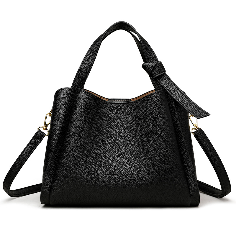 Luxury Soft Leather Women's Handbag - Stylish Tote, Crossbody & Shoulder Bag, Versatile Bucket Purse for Everyday Use (Trendy 2025)