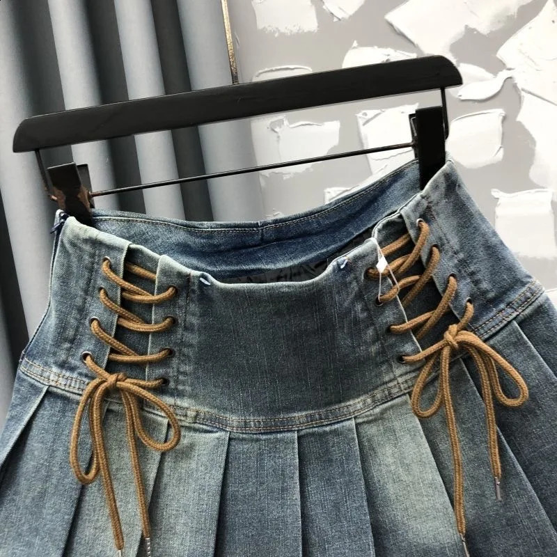Childrens clothing spring/summer denim shorts Korean version A-line fashion 250424