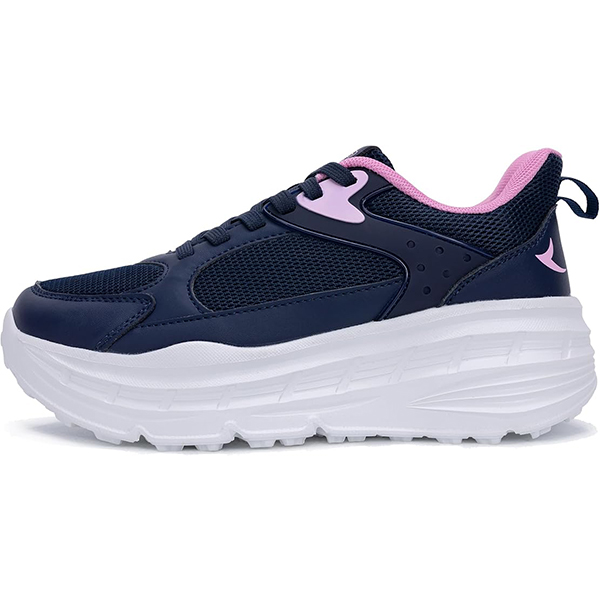 Designer Shoes Women's Chunky Platform Sneakers Lightweight Walking Lace-up Memory Foam Comfortable Casual Sneakers