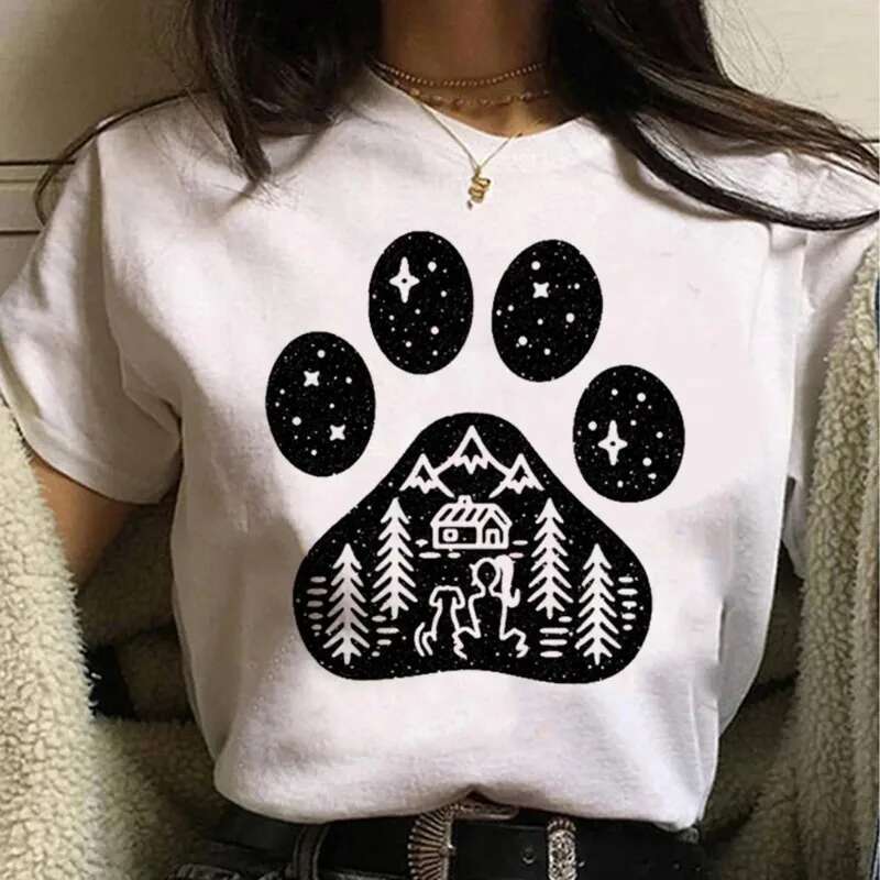 Dongdumaoyi French Sunglasses Plus Bulldog T Shirt Fashion Women S Pattern Japanese Clothing Top Fun Harajuku