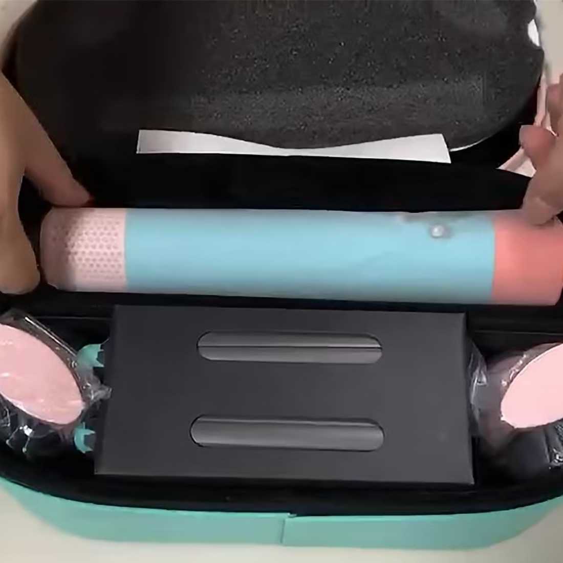New Arrival 6-in-1 hair dryer hot air comb used for curling straightening and curling hair with detachable accessories Z250425