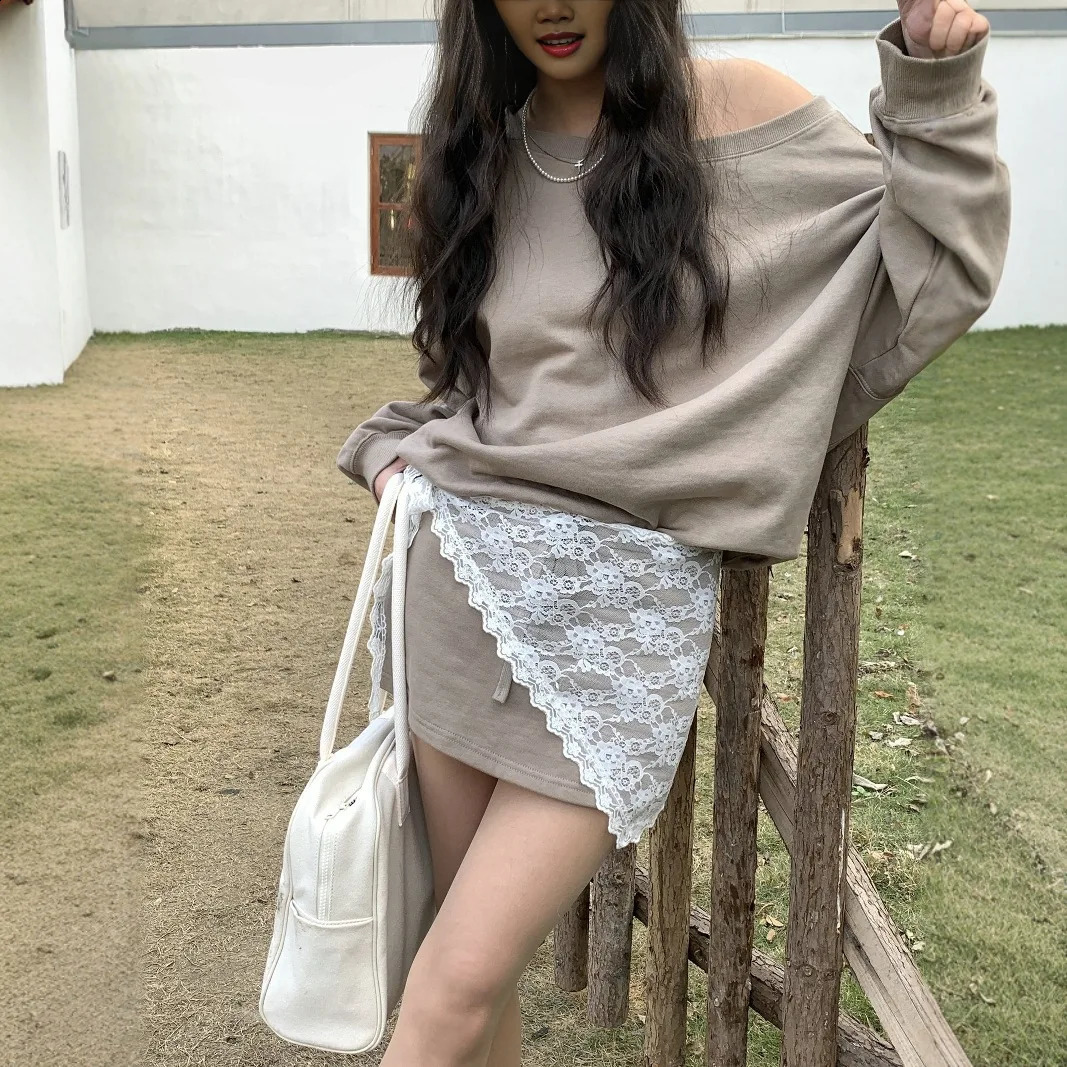 Womens hair triangle scarf Korean lace sweet and cute Kawaii Versatile hair accessories for girls Versatile Pants Skirts decoration 250423