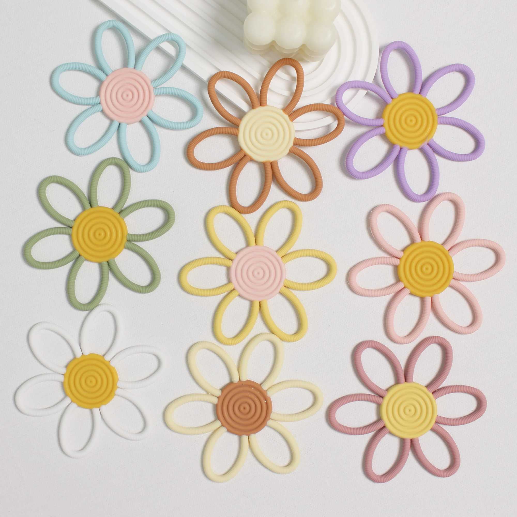 ins nordic baby flower soothing teether hollow baby holding teether teething stick chewing gum toy G251125