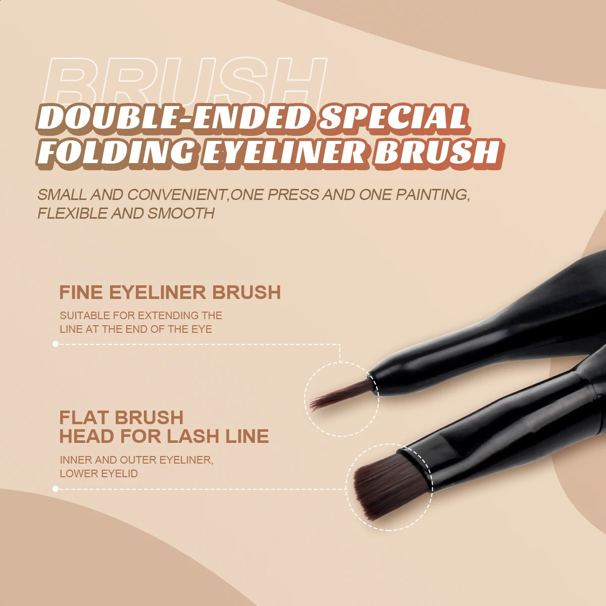 IMAGIC eyeliner waterproof gel makeup 24 hours long kit with brush 250418
