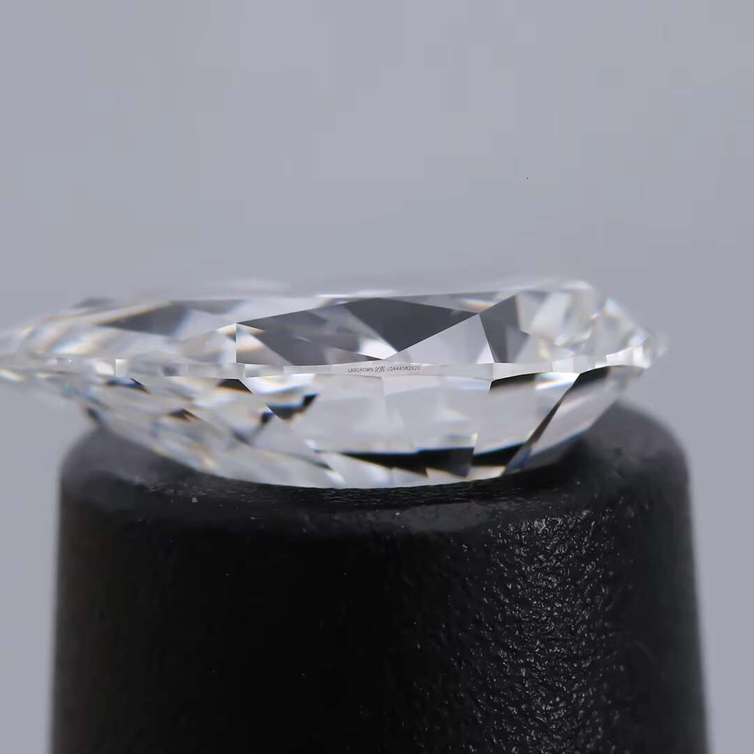High Quality IGI Certificate VVS1 VVS2 HPHT CVD Lab Grown Diamond Fancy Shape Real Diamond Pass Diamond Tester