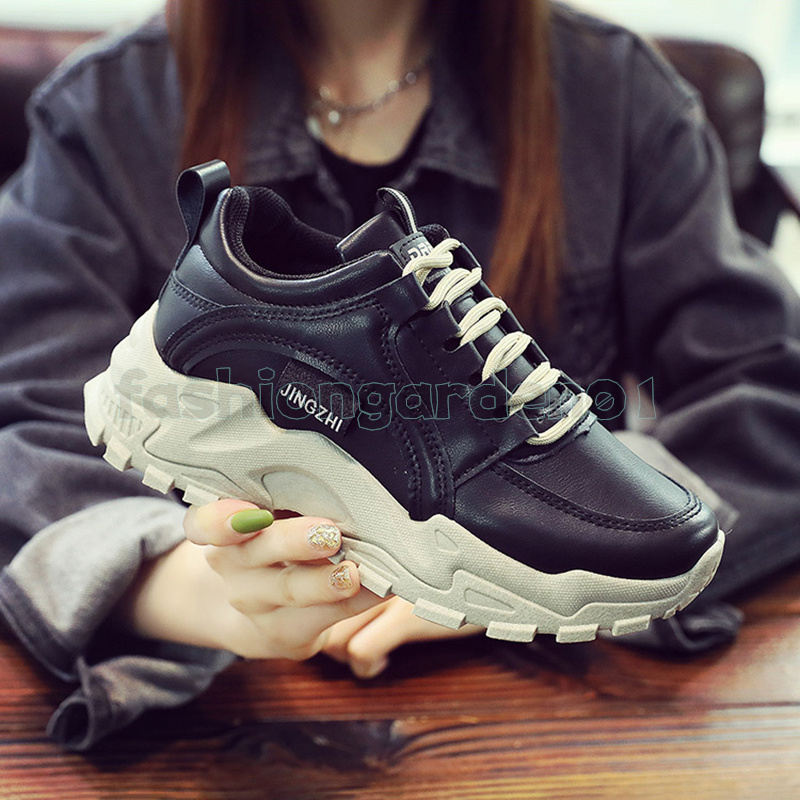 2025 Free Shipping Designer Sneakers Womens Trainers Daddy Running Shoes Breathable Casual Leather Flats Tenis Women Sports Platform Durable Outdoor S