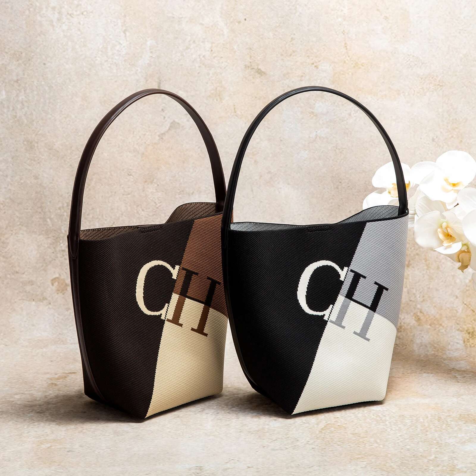 CHCH Women's Shopping Bag New Simple Large Capacity Magnetic Buckle Eco Friendly Handbag