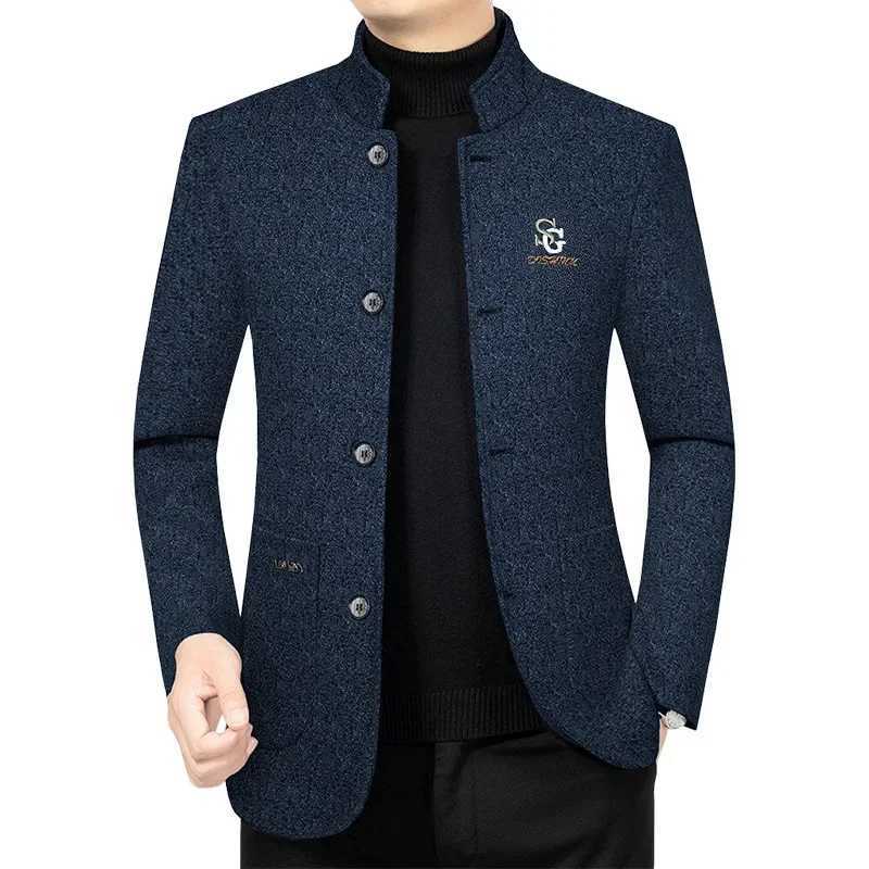 Autumn Men Stand-up Collar Business Trench Coats Blazers Jackets Man Casual Suits Coats Quality Men Blazers Coats Jackets 4XLT251125