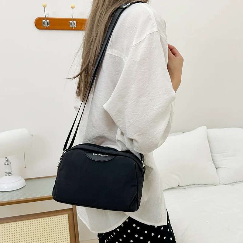 2024 Trend Canvas Messenger Handbag Brand Crossbody Bags Ladies High Quality Shoulder Bag Purses For Women