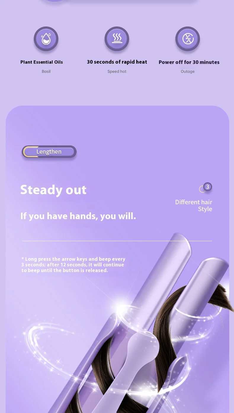 2-in-1 automatic curling machine 32mm automatic rotating ceramic curling machine professional curling machine M250425