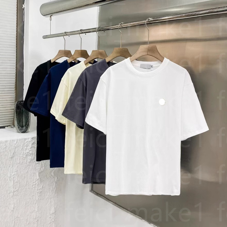 Designer Shirts T Shirt Mens Womens Kids Embroideried Badge Cotton Short Sleeve Round Neck Skateboard Family Tops Tees M-4XL