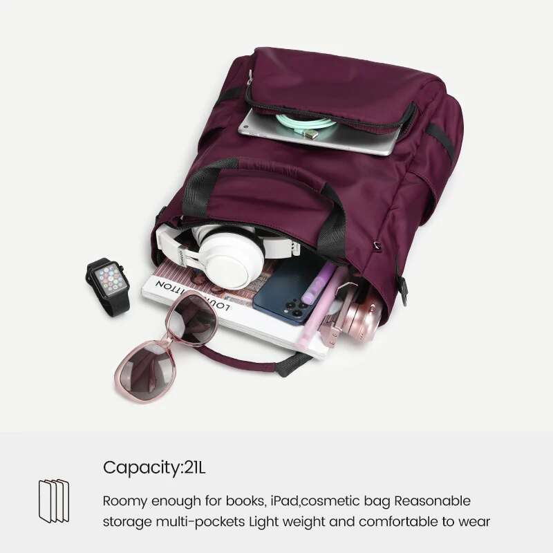Designer Bag Tigernu New 3 In1 Tote With Zipper For Women Casual School Backpacks Fashion Female Shoulder Bag Light Weight Girls Handbags