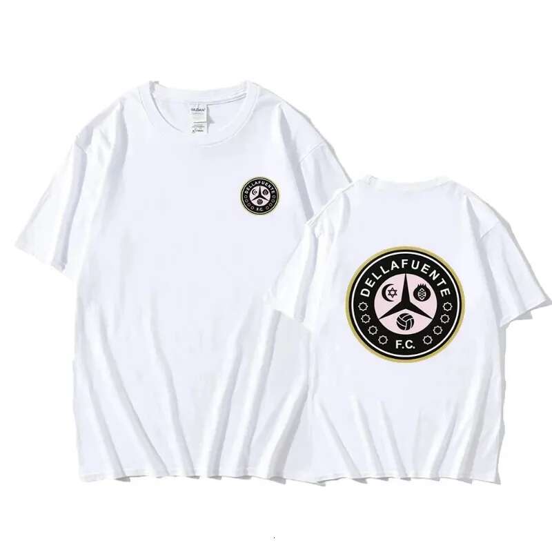 Dongdumaoyi Dellafuente FC Cartoon T Shirt Manga Street Cotton Shirt Summer Man Short Sleeve Womens Tees Harajuku Fashion Men Clothes Tops