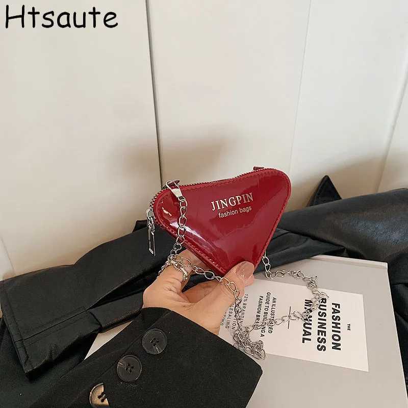 Fashion mini triangle bag Personalized shoulder cross body bag Womens mini coin purse lipstick key storage bag Girl purse W250421