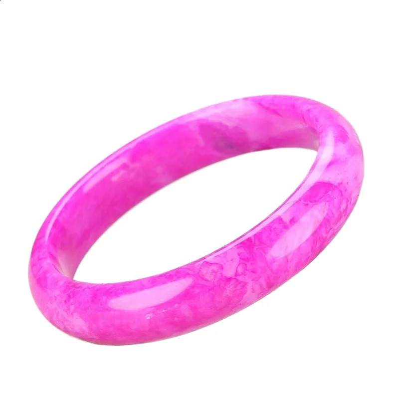 Stylish Ethnic Style Cherry Blossom Powder Bracelet Holiday Gift 250424