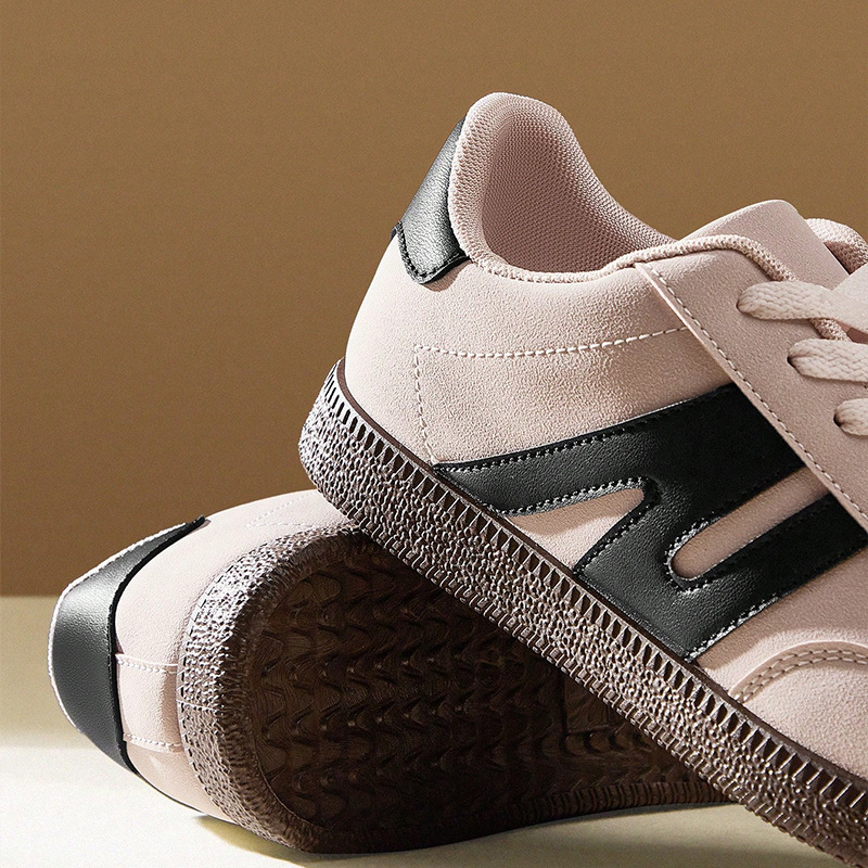 2025 spring summer new arrival fashionable soft sole casual shoes women flat low top sneakers versatile board shoes multiple color options