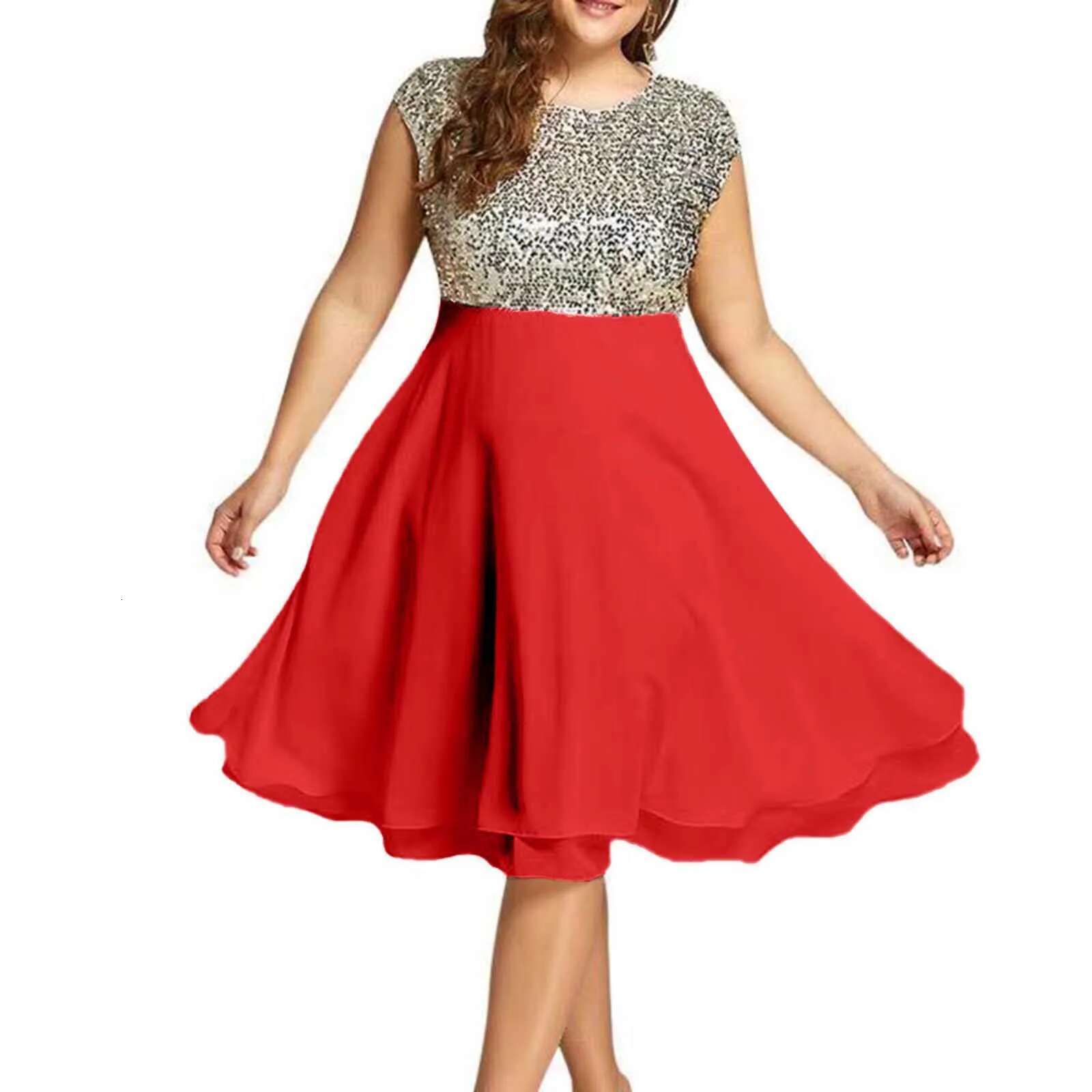 Dongdumaoyi Fashion Womens Elegant Long Summer Dress Pageant Sequin Midi Wedding Party Casual Women Evening Dresses