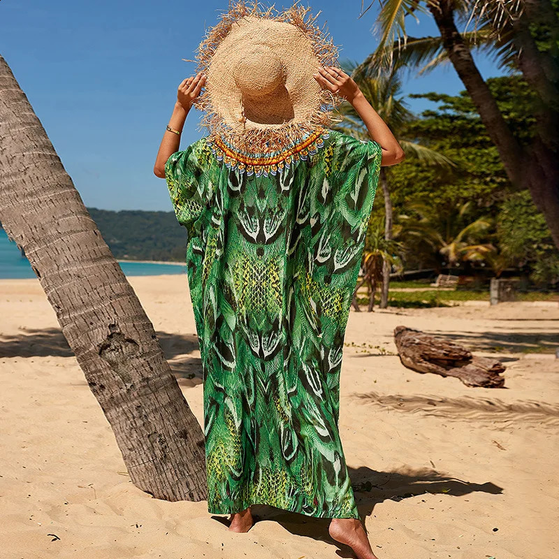 Swimwear beach wear womens Kaftan summer dress swimsuit bikini 250422