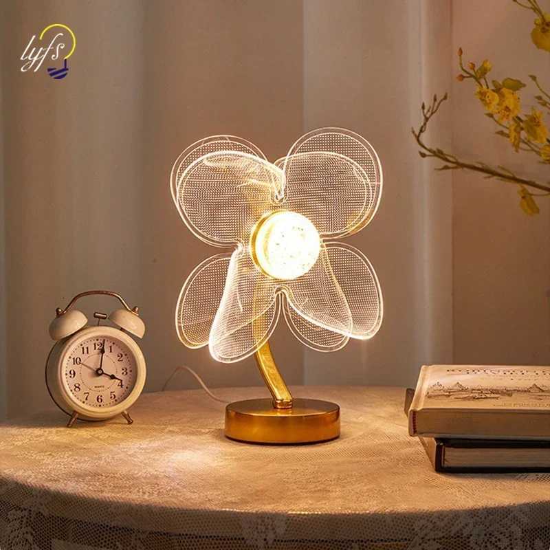 Luxury Minimalist Table Light Living Room Bedroom Bedside Home Interior Decorative Light USB Atmosphere AtmosphereTable LampsM251125