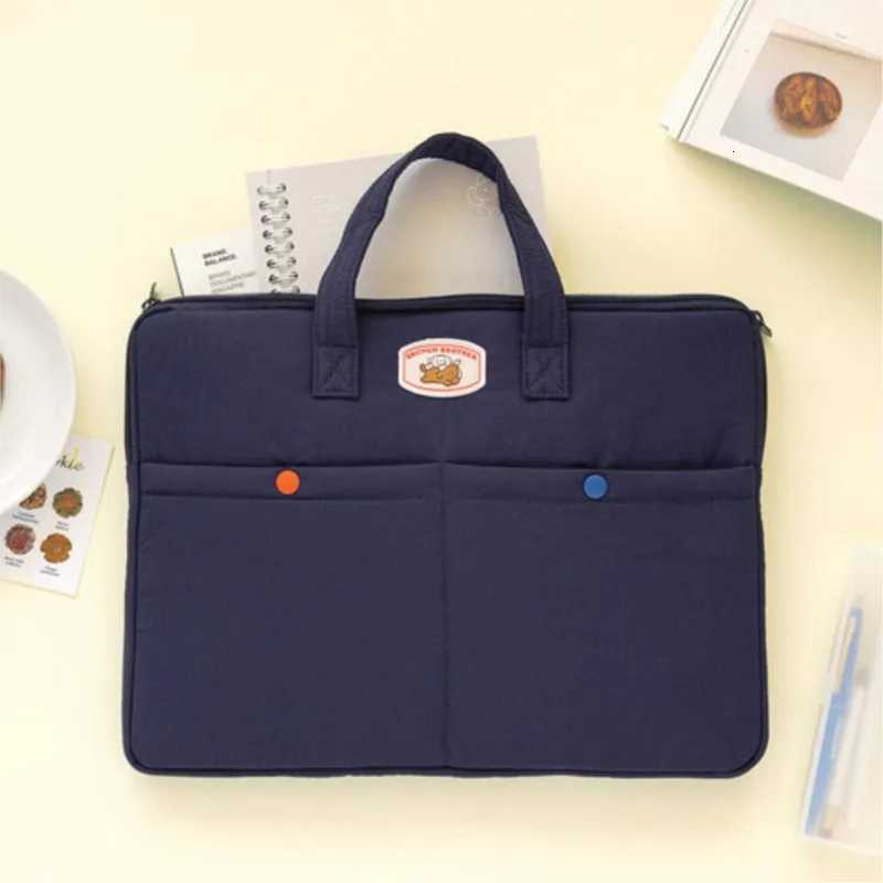 Ins Korean Cute Puppy Laptop Bag Portable MacBook Air Pro 13 133 14 156 Inch Case Shockproof Lightweight Student Notebook BagsT251125