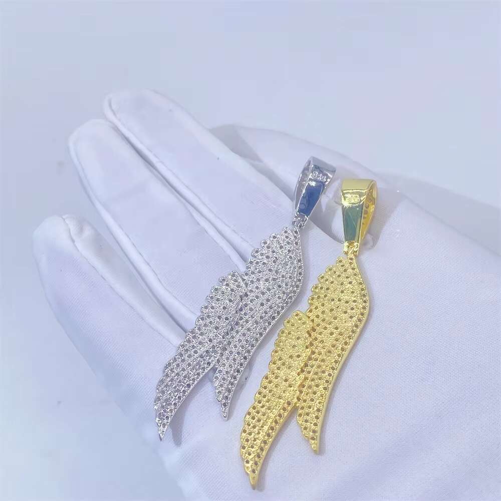 Fine Jewelry Necklace Trending Fully Iced Out S925 Bling Hiphop Vvs Moissanite Pendant