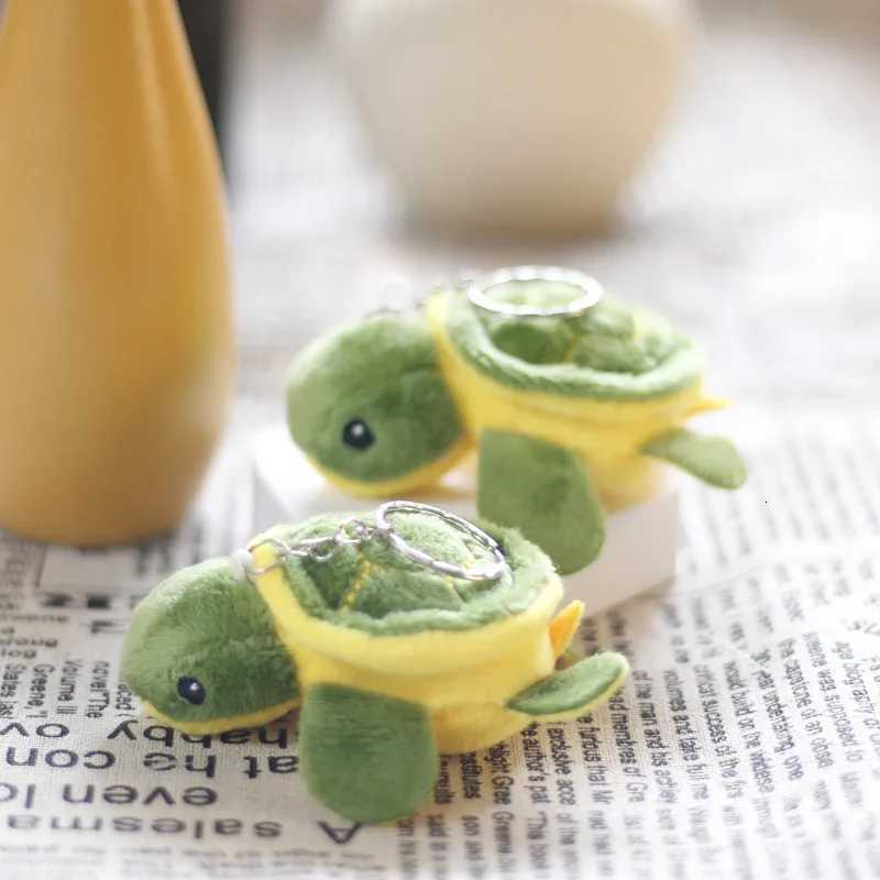 Cartoon turtle pendant plush toy doll cute mini doll bag pendant Keychain gifts for boys and girlsXJ251125