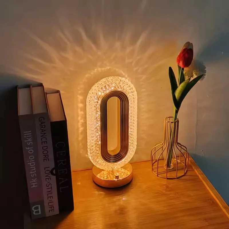 Crystal Touch Lamp with Touch Control Table Lamp 3 Color Dimmable Bedside Lamp Decorative Modern Nightstand Lamp for Living RoomM251125