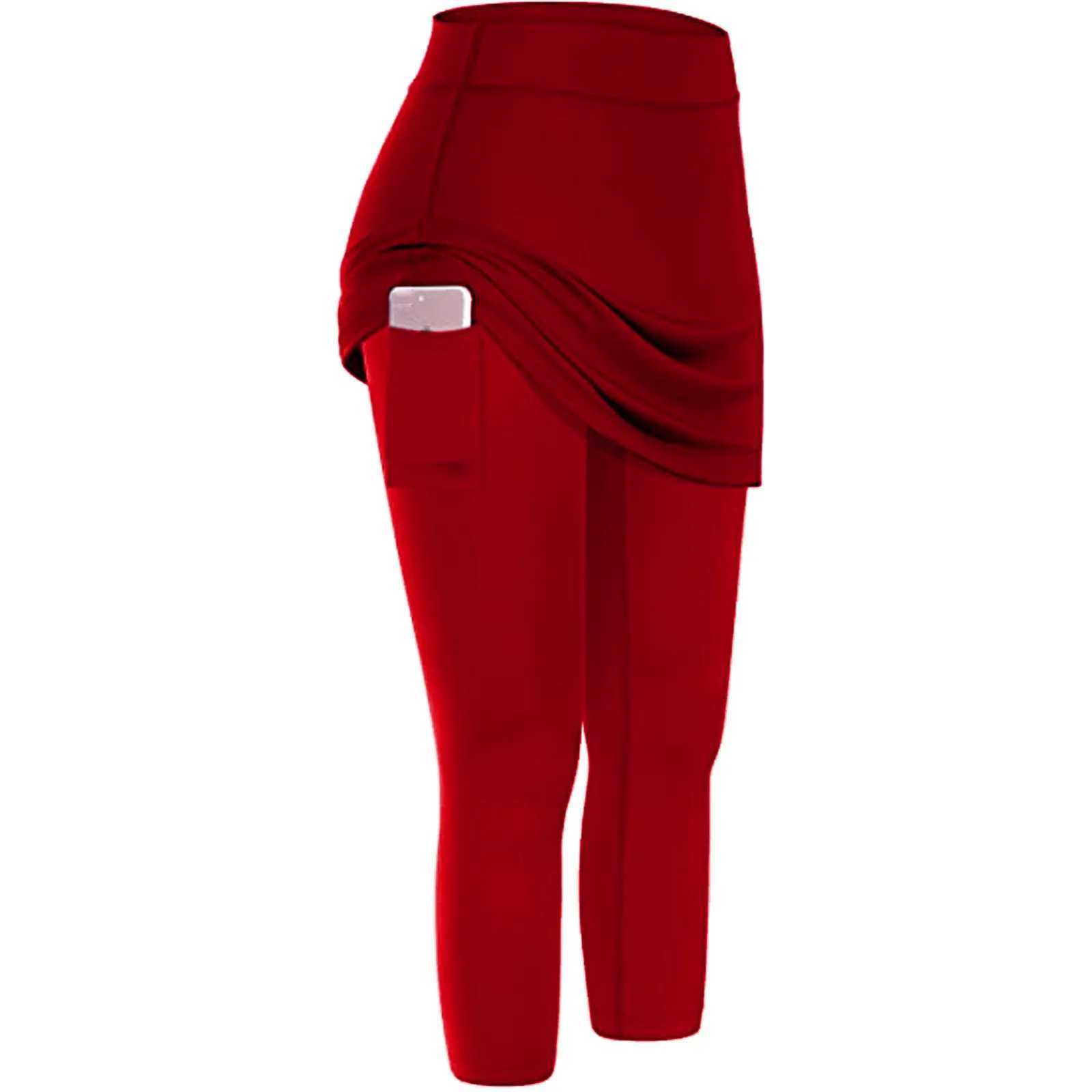 Solid color elastic high waist casual breathable sports shorts suitable for womens fashionable yoga outdoor jogging pockets TrouserC250425