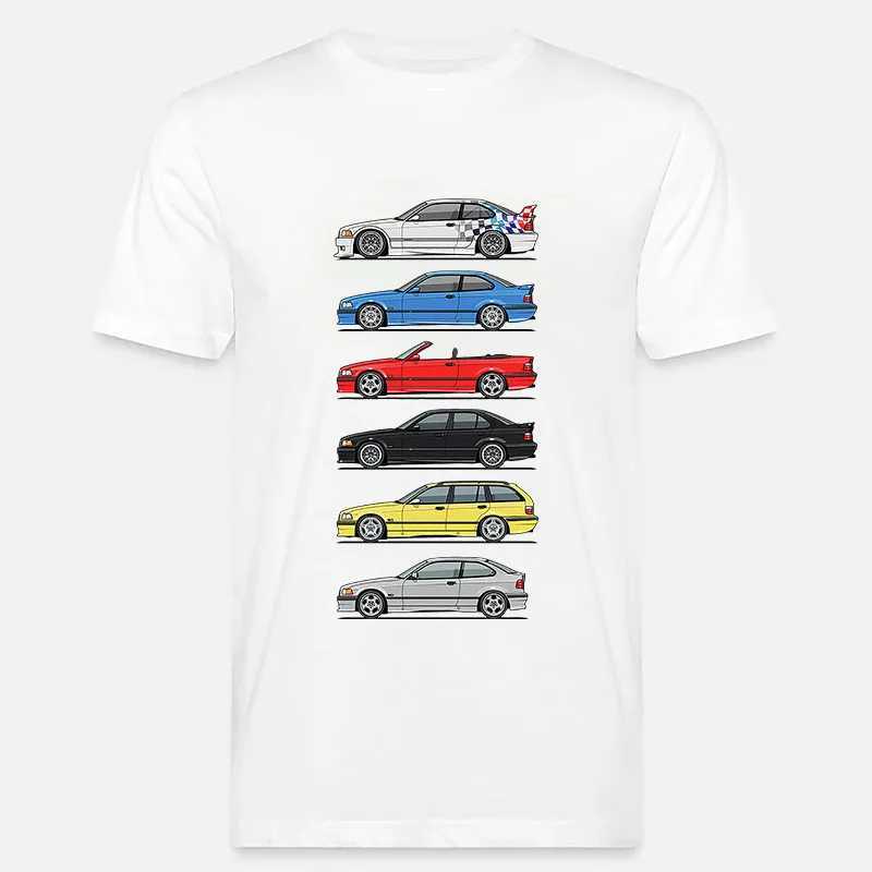 Mens Crewneck T-shirt Stacked E36 Variant Junior Conor McGregor Printed T-shirt Neutral Retro Fun Short Sleeve Top Tee W250425