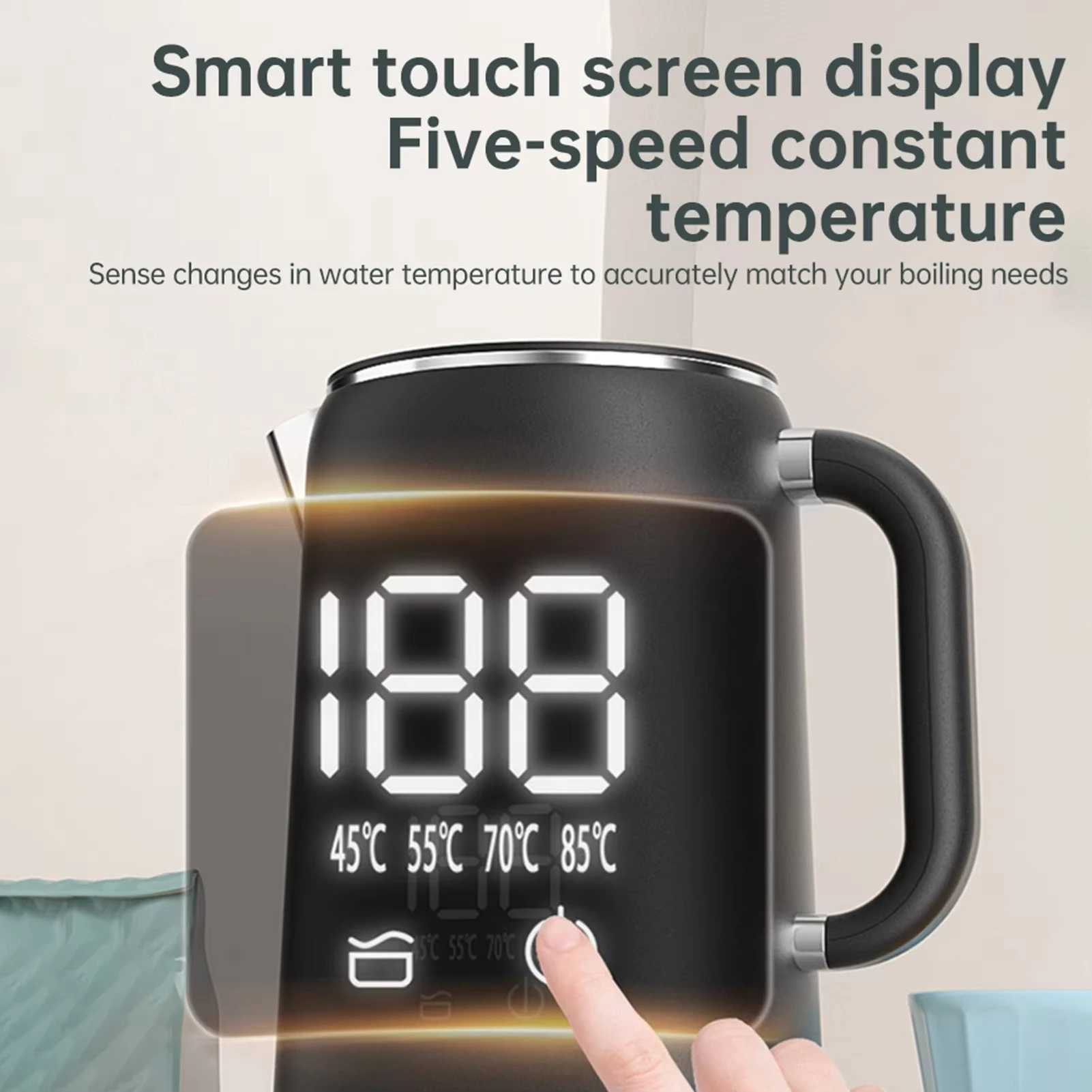 17L Electric Kettle Household Thermostatic Kettle Automatic Heat Preservation Teapot 304 Stainless Steel Liner Health Pot 220V C251125
