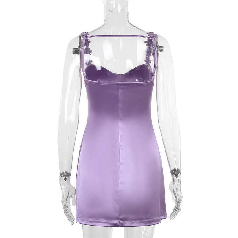 Dongdumaoyi Townlike Slim Bodycon Dress Women Spaghetti Strap Mini Spring Summer Backless Nightclub Sexy Party Dresses