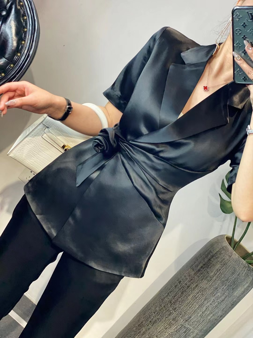 SLP blazer suits Vogue Paris 2025 Fashion Week Show Customized Fashion Tailored clothing mens and womens Fashion ParisM37