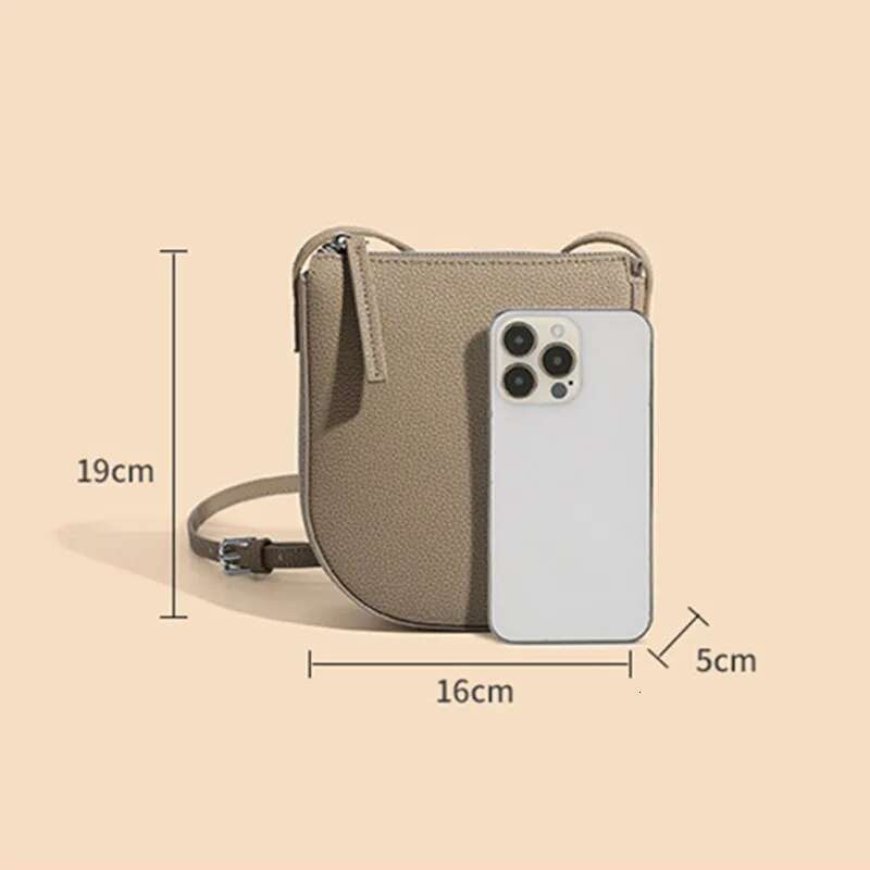 Luxury Designer Genuine Leather Real Cowhide Women's Versatile Fashion Phone Messenger Small Shoulder Bag Crossbody Bags For Women