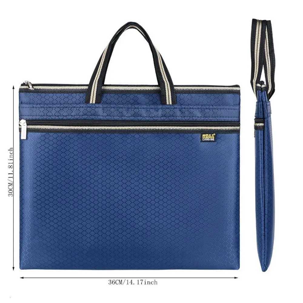 Capacity Organizer Bag File Bag Briefcase School File Organizer Package Business Handbag A4 Document Bag Business Storage BagT251125