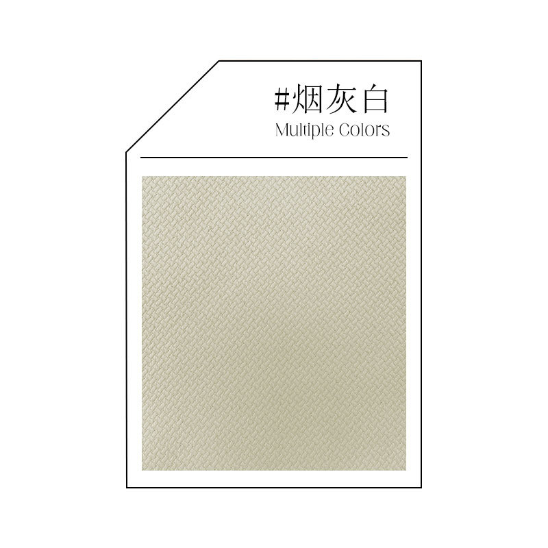 T0428 milk tea color simple cotton and linen high blackout curtains home decoration hotel project bedroom double-sided jacquard mira cotton curtain