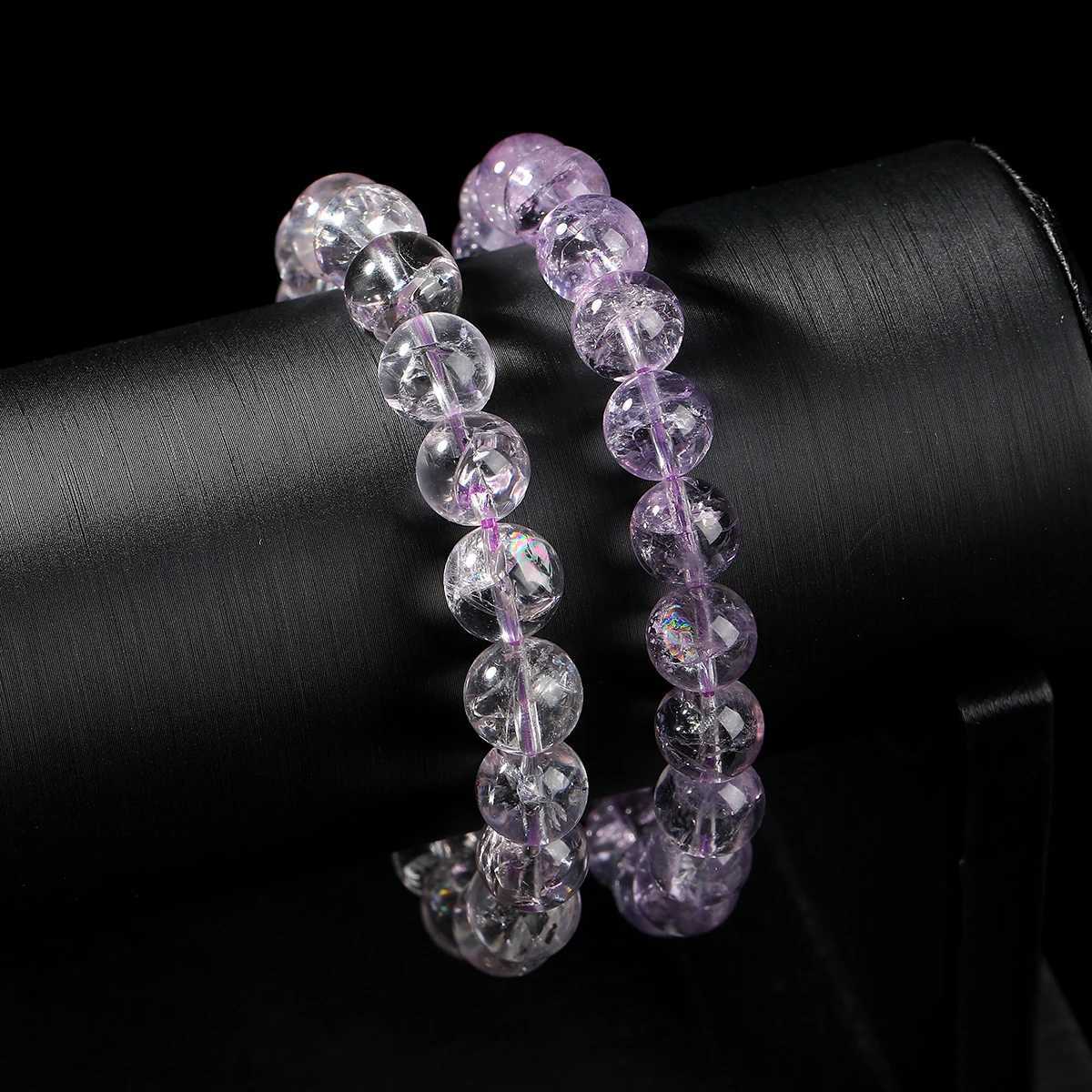 JD Natural Astrist Amethyst Bead Strand Bracelets Women Luxury Crystal Reiki Healing Energy Stretch Bracelet Female Party Gifts J251125