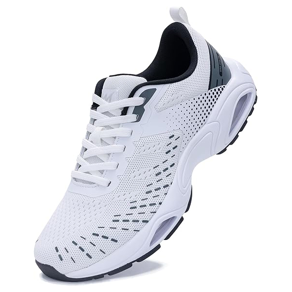 2025 Designer Shoes Men Air Running Shoes with Dual Cushions Breathable Lightweight Tennis Walking Sneakers Memory Foam Athletic Sport Shoes