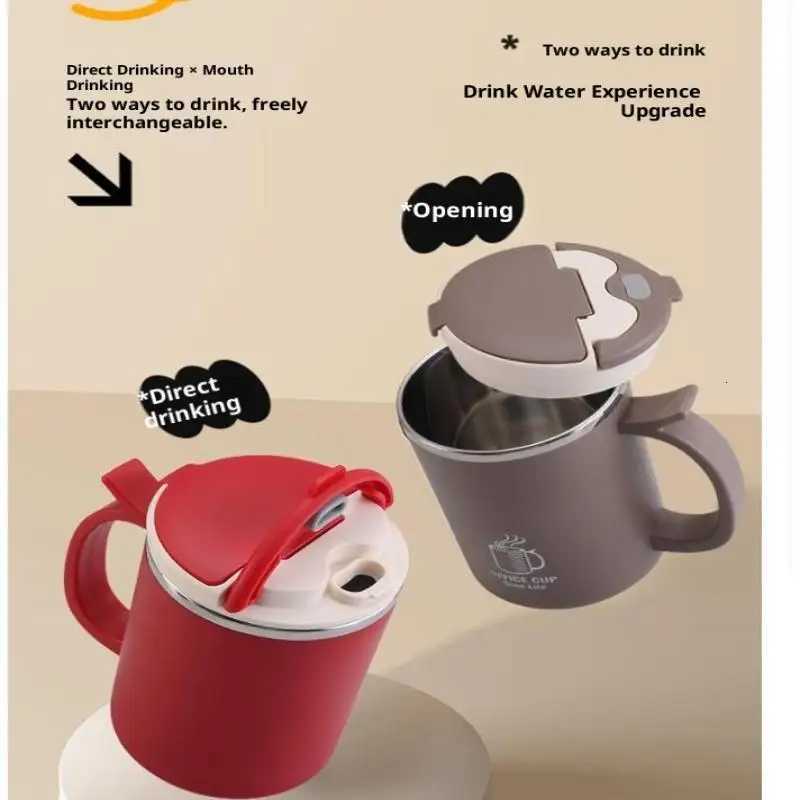 Hot Water Drinks Cup Leak Proof Tumbler Double Wall Thermal Coffee Mug Stainless Steel Cold And Y251125