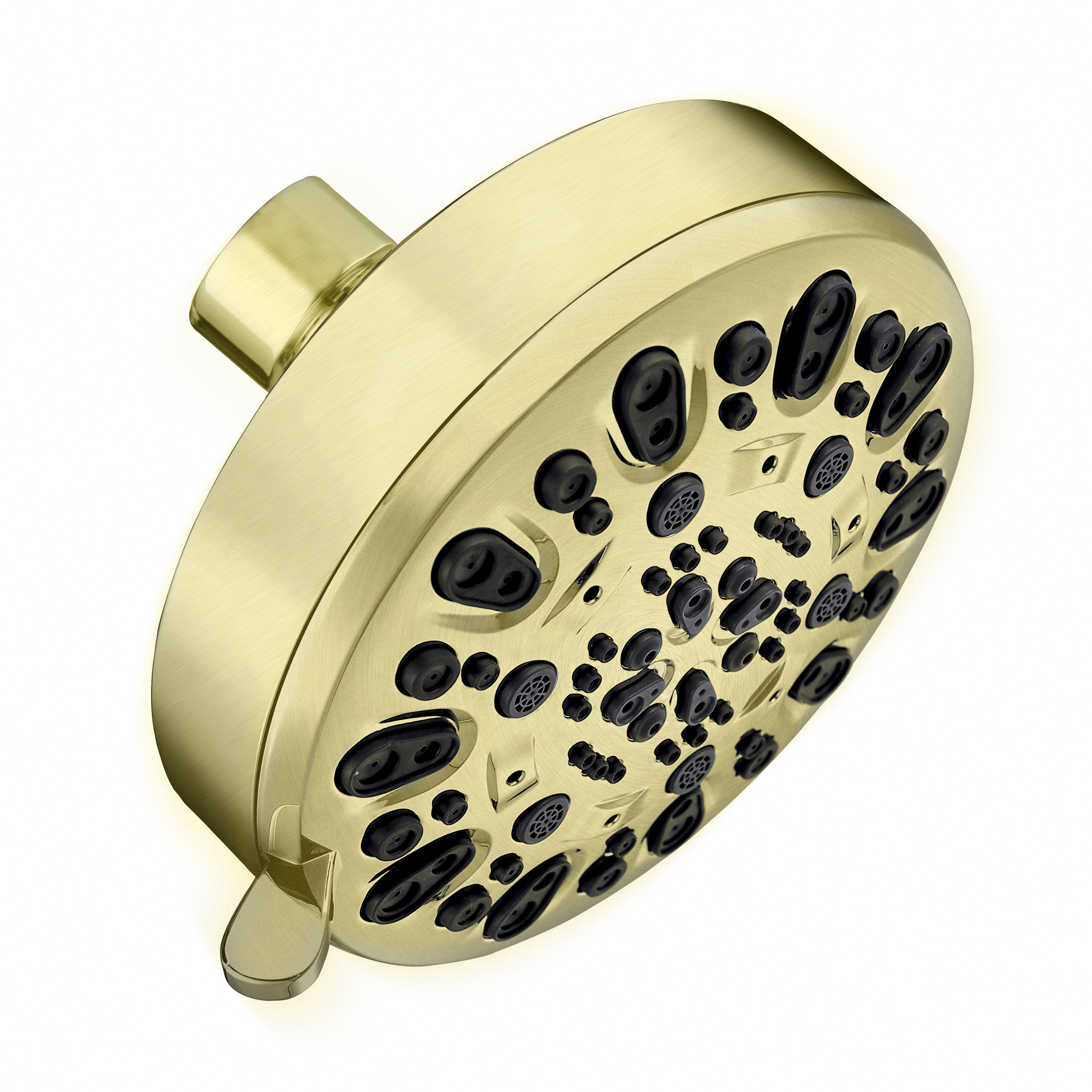 Multi-functional 5-inch Ceiling-Mounted Rainfall Shower Head with Eight Settings for Enhanced Bathing Experience