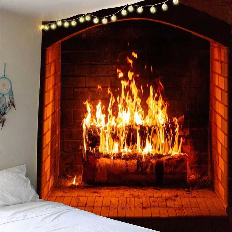 Santa Claus Tree Snowman Decoration Tapestry Hanging Tarot Cards Hippie Wallcloth Dormitory Home Decoration Christmas DecorationM251125