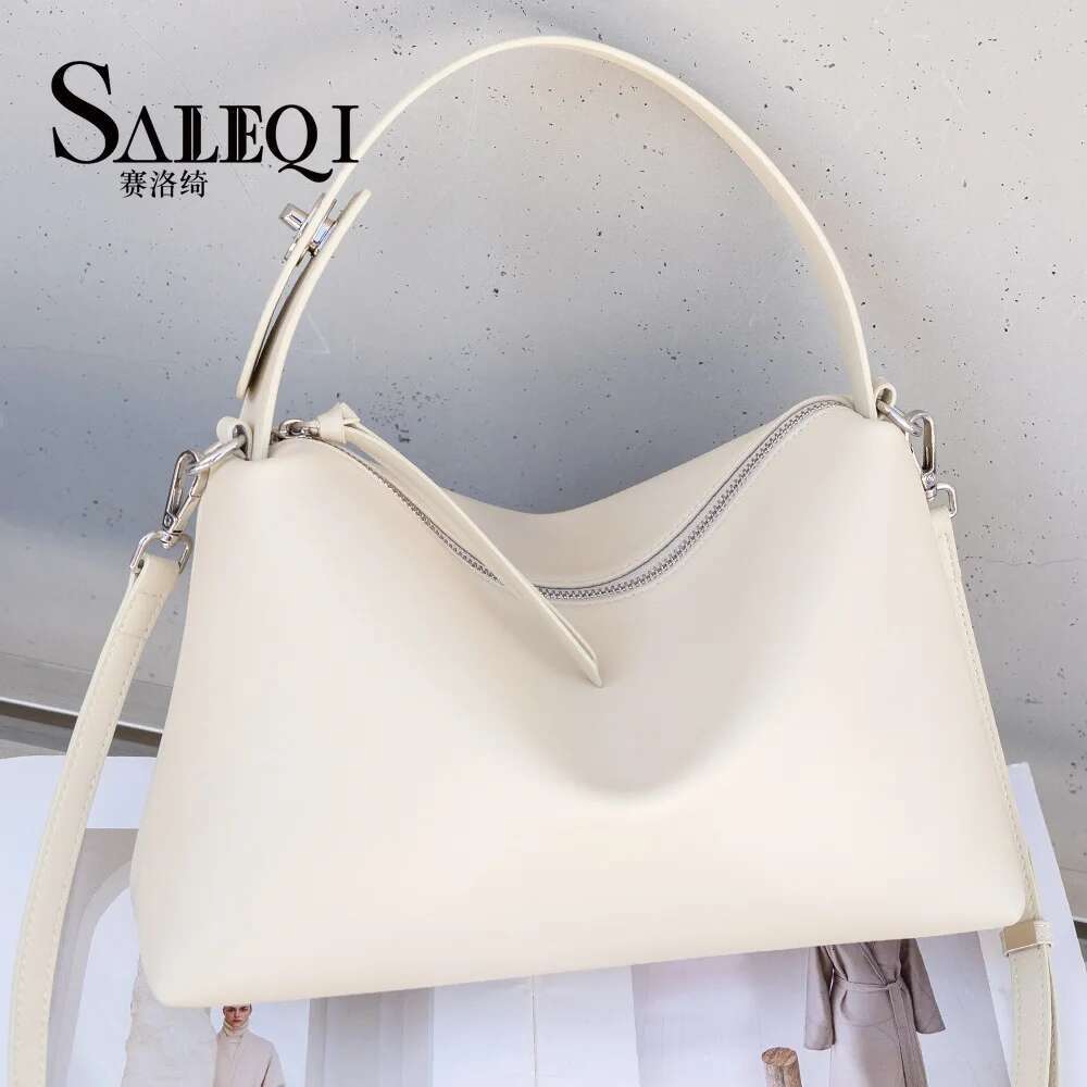 Genuine Leather Fashon Brand Designer Shoulder Crossbody Women's Bag White Ladies High Quality Handbag Coffe Black Brown