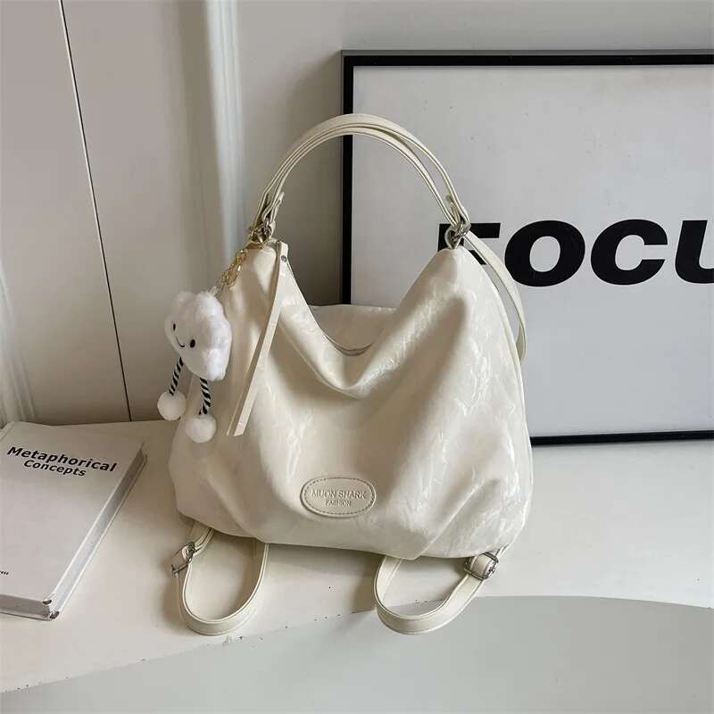 Designer Bag Korean Large Capacity Commuter Tote Female New Senior Sense 100 Shoulder Bag Travel Backpack