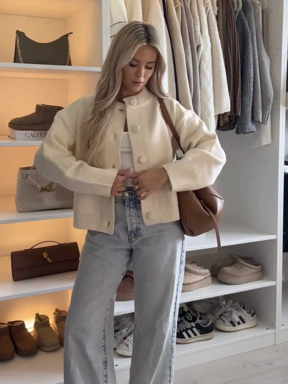 Pink Long Sleeve Knitted Short Women Cardigan Autumn Causal O-neck Single Breasted Women Sweater Winter Solid Female KnitwearT251125