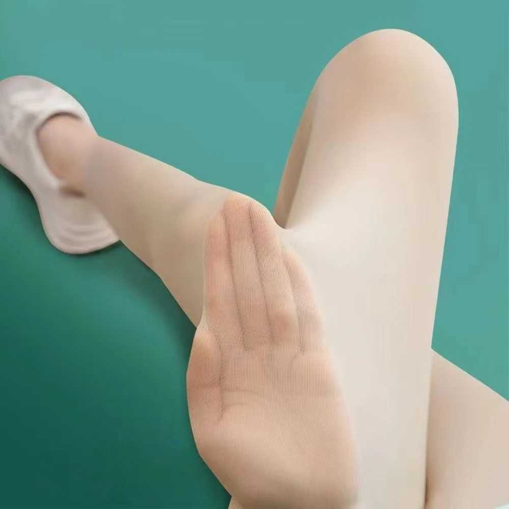 Sexy long legs ultra-thin elastic long legs summer ultra-thin sunscreen underwear tight fitting womens high waisted yoga pants newC250425