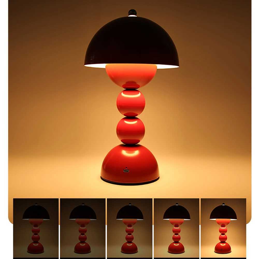 Nordic LED table lamp with top touch switch bedroom bedside flower bud desk lamp living room dining table decoration LED lightM251125