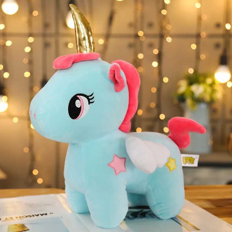 Soft Unicorn Plush Toy Baby Kids Appease Sleeping Pillow Doll Animal Stuffed Plush Toy Birthday Gifts for Girls Children W251125