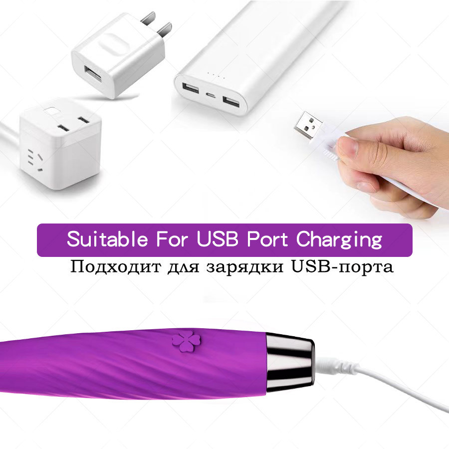 Heating small crown point tide pen G spot vibrator female masturbator jumping egg adult fun sex toys