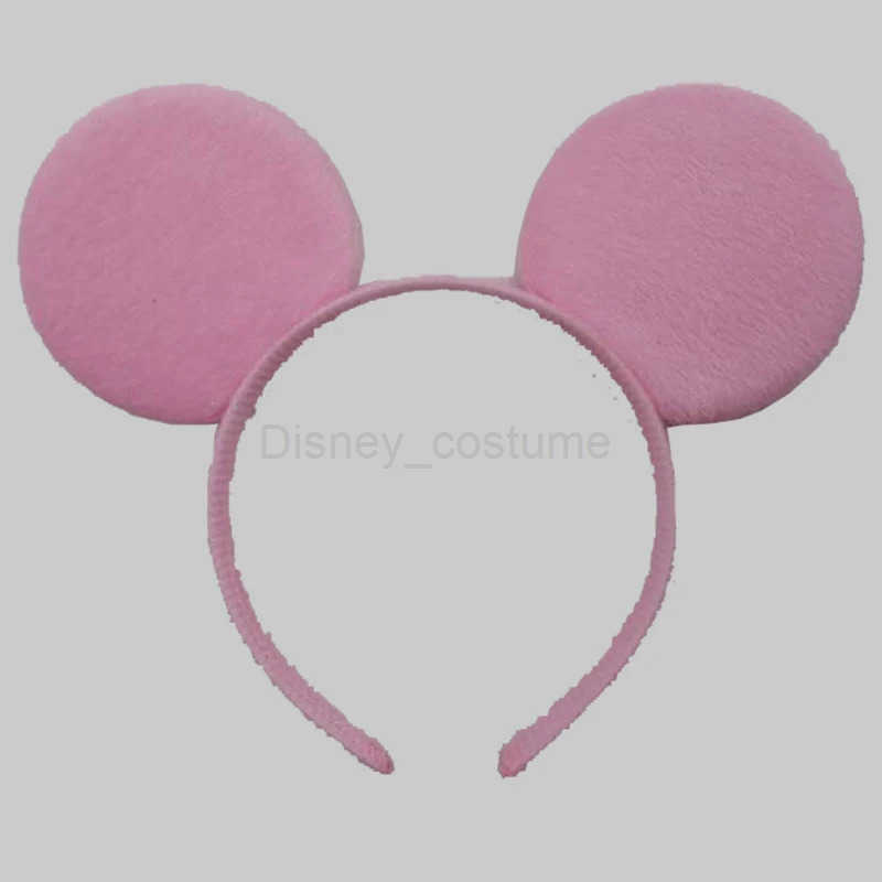 Disney Crown Earrings Headband Womens Classic Minnie Mouse Hair Girl Black Simple Bow Mickey Mouse Hair Accessories Childrens Boy Gift X250425