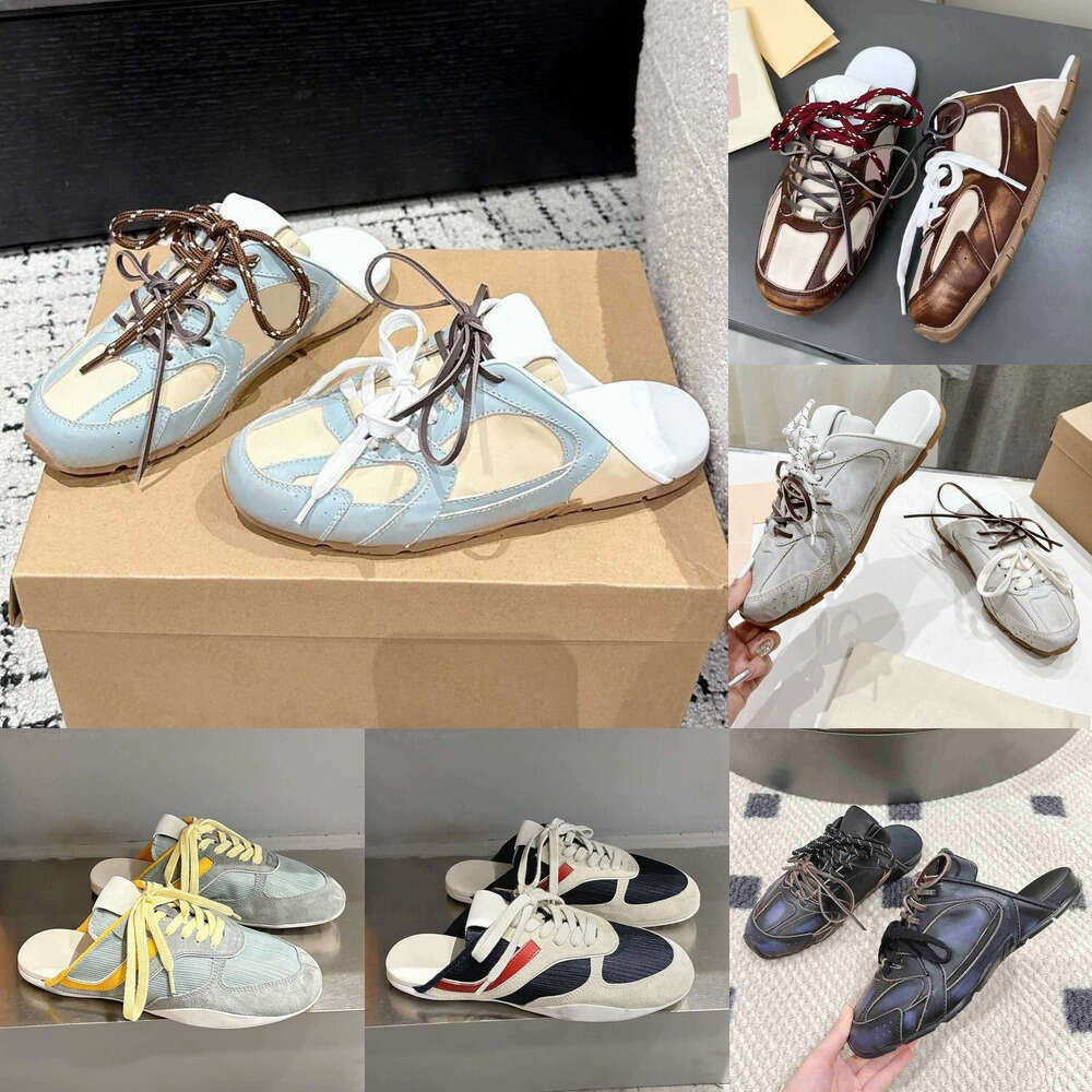 Mirror quality luxury Mule sabot clog sandal Designer shoe Men Women Calf Leather Suede flat Strap Slip-On half slipper Slippers Summer Spring slide shoes Size 35-45